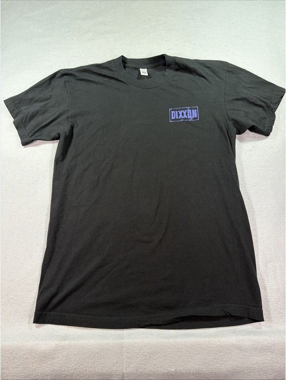 Dixxon Flannel Co Graphic Logo TShirt Black Purple Size Large Made USA Rare 0178